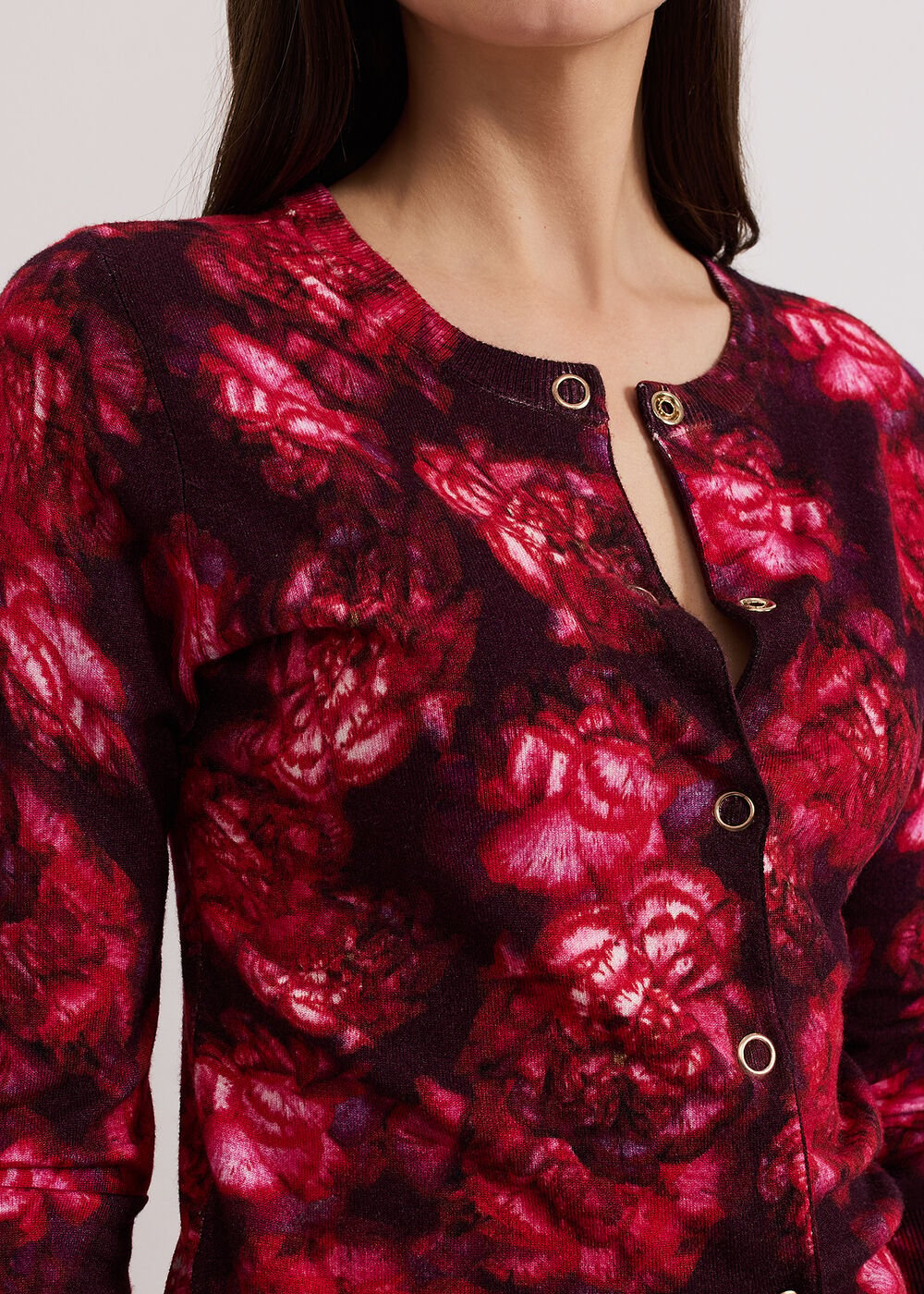 Dani Rose Cardigan Red