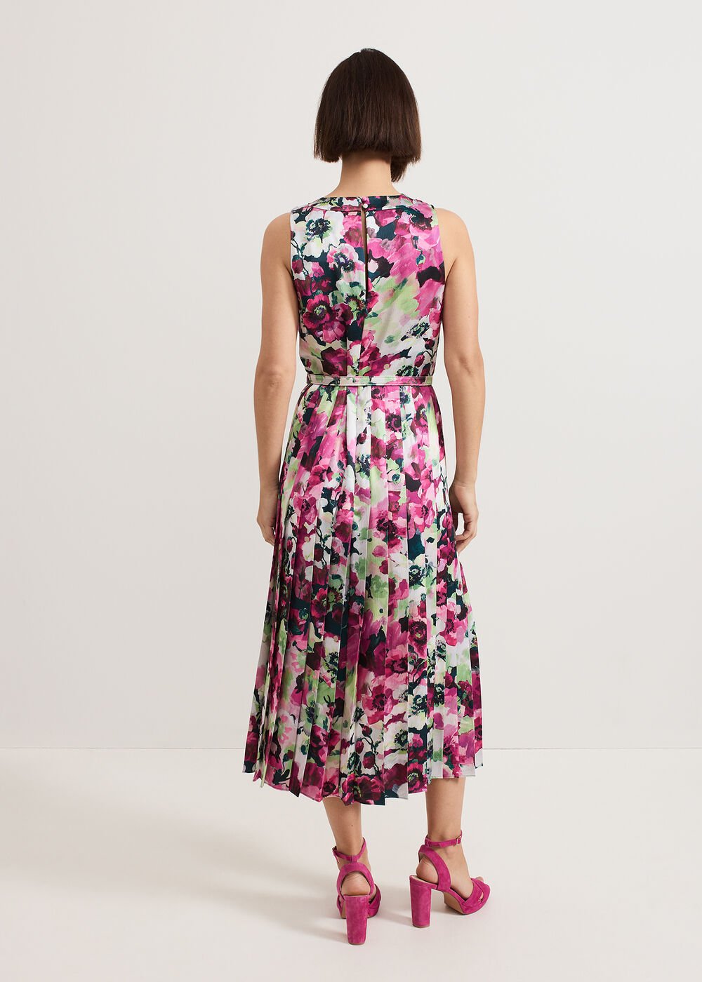Janina Floral Dress Multi-Coloured
