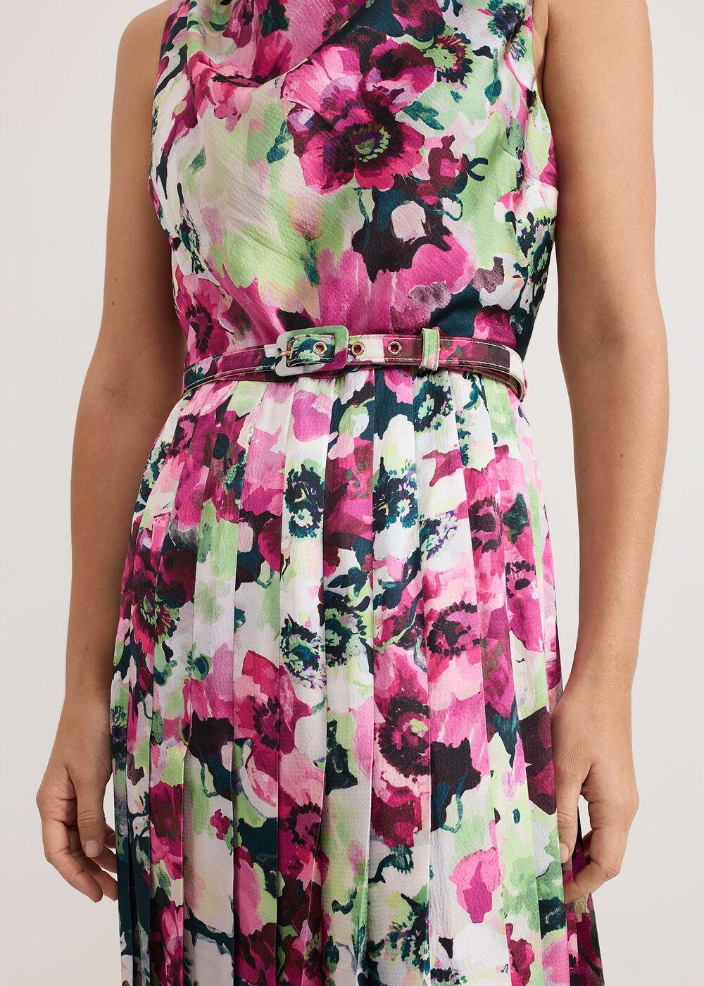Janina Floral Dress Multi-Coloured