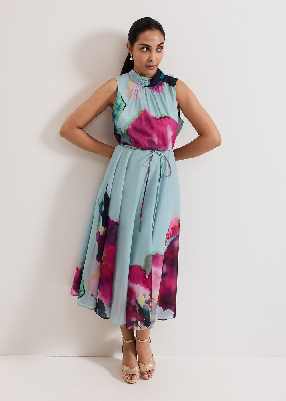 Petite Tahina Dress Multi