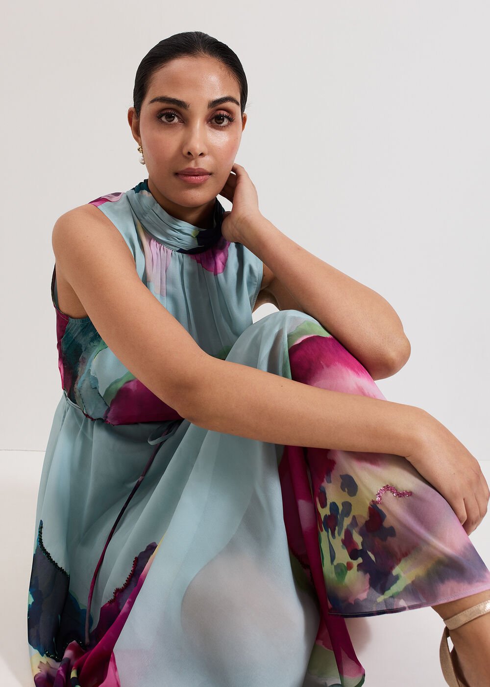 Petite Tahina Dress Multi