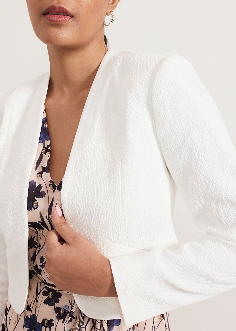 Petite Olivia Jacket Ivory