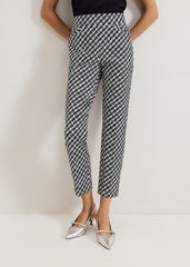 Carmella Trouser Navy/Ivory