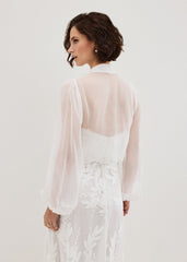 Arabella Silk Cover Up Ivory