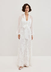 Arabella Silk Cover Up Ivory