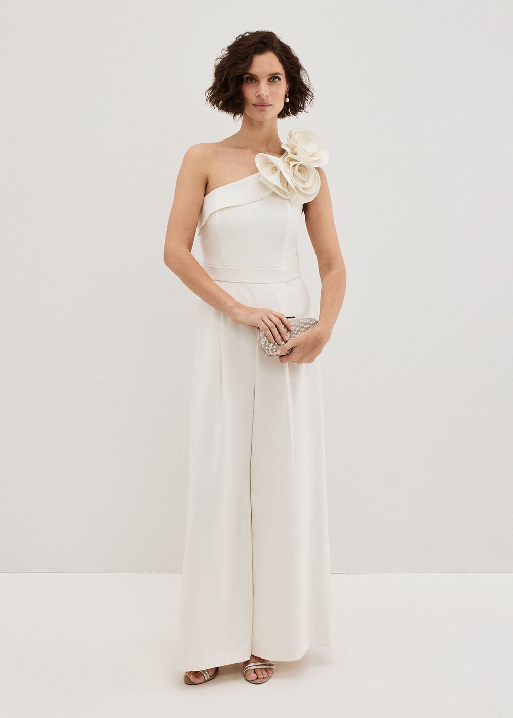 Tali Wedding Jumpsuit Ivory