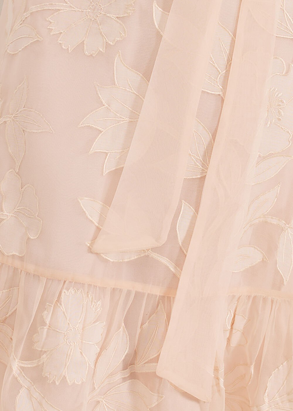 Chrissie Wrap Dress Pale Pink