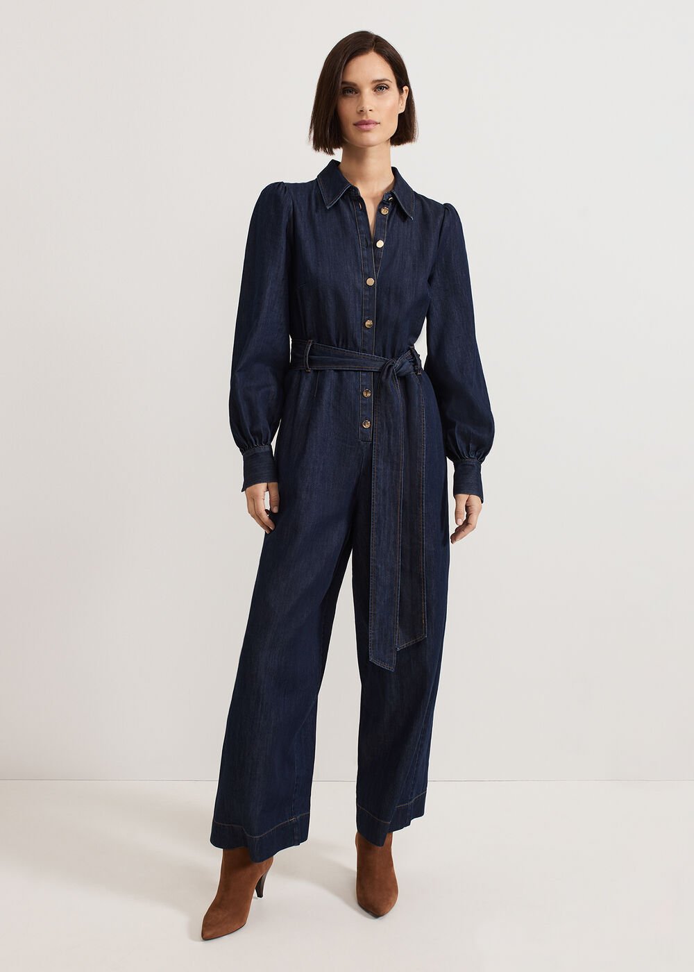 Gemma Denim Jumpsuit Indigo