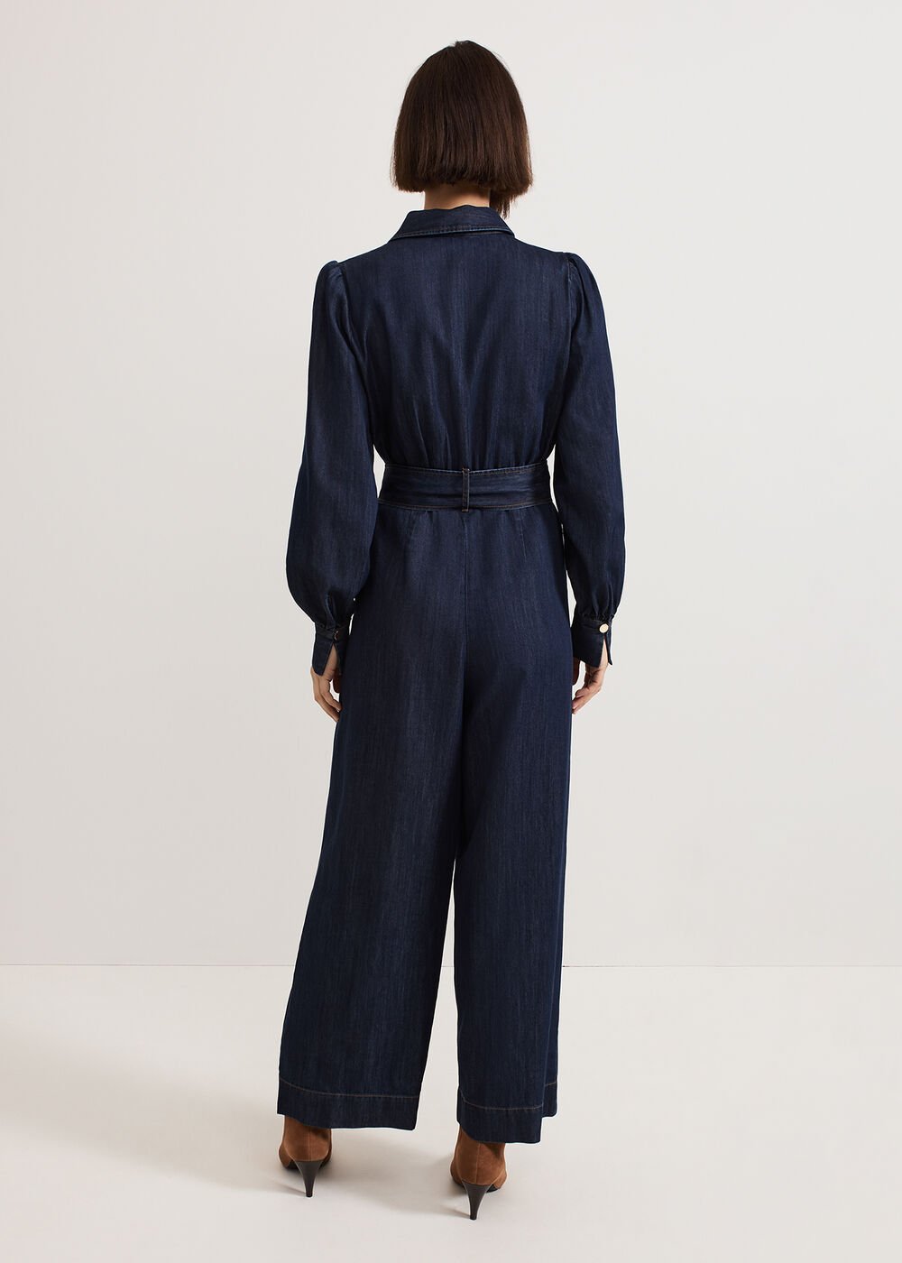 Gemma Denim Jumpsuit Indigo