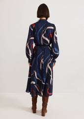 Katy Shirt Dress Navy