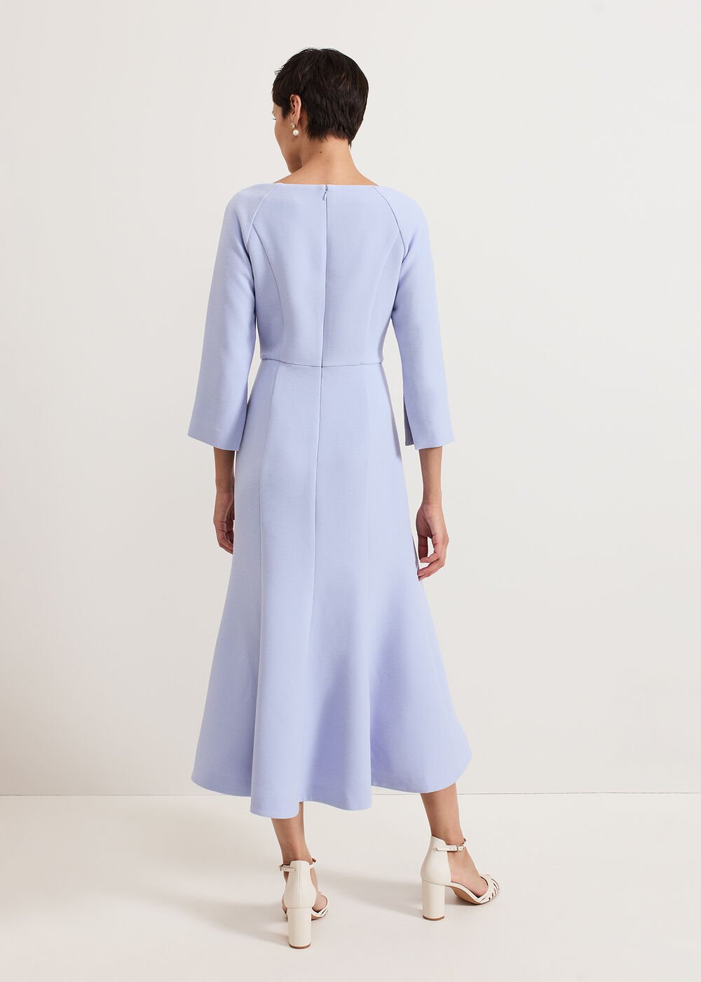 Sienna Tux Dress Pale Blue