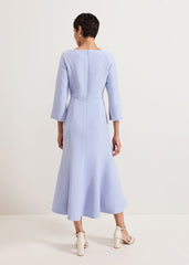 Sienna Tux Dress Pale Blue