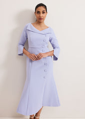 Petite Sienna Dress Pale Blue