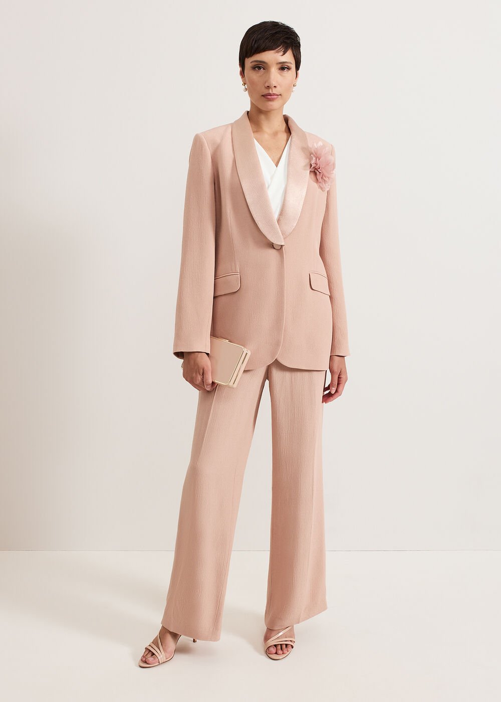 Jorja Suit Jacket Pale Pink