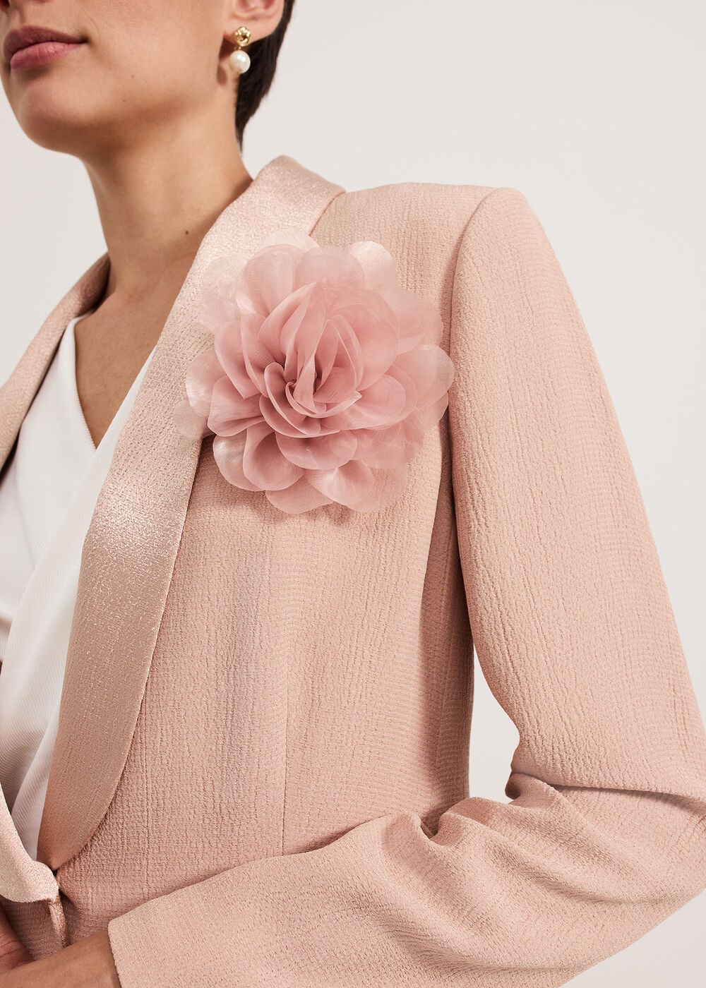 Jorja Suit Jacket Pale Pink