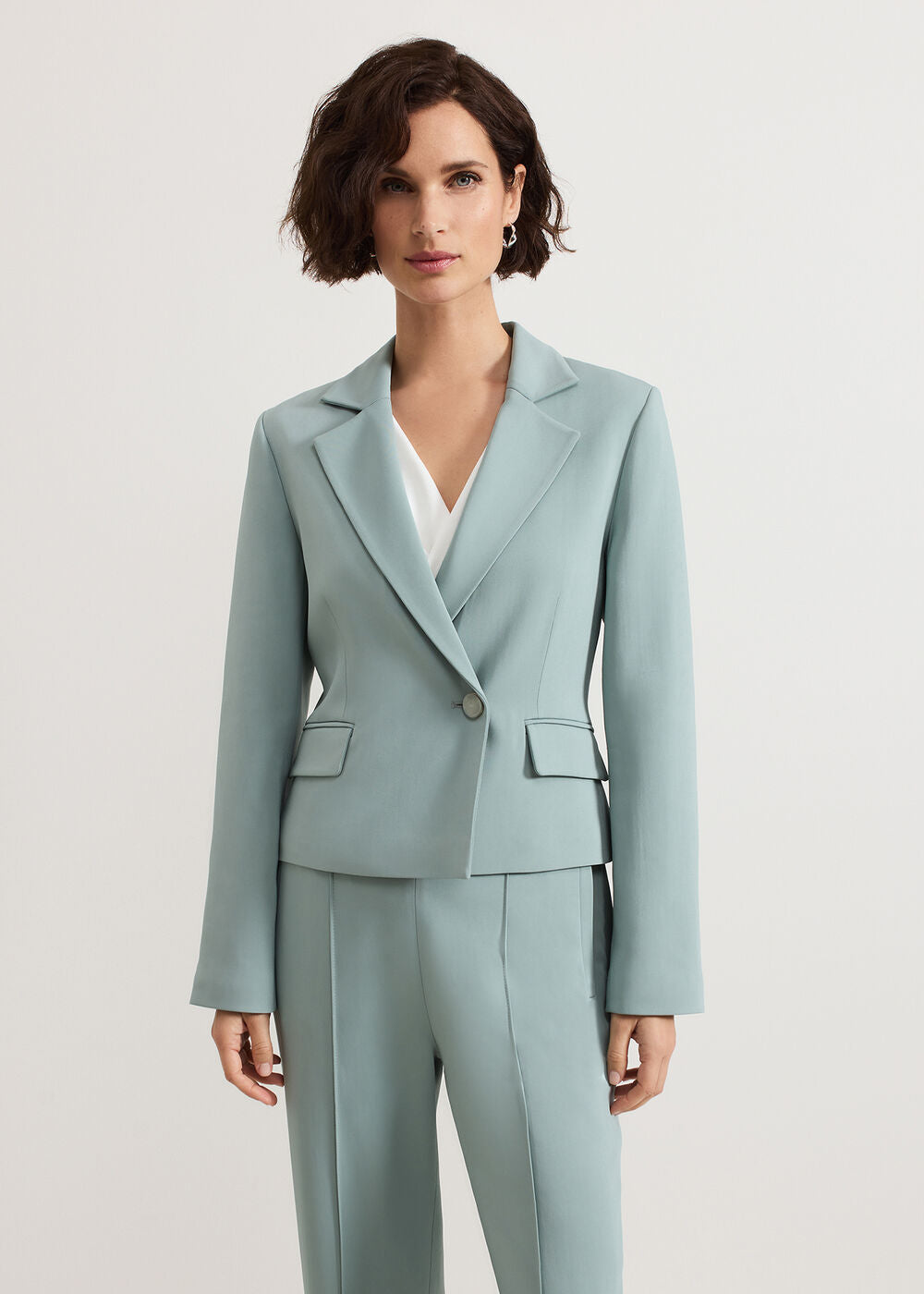 Bowen Suit Jacket Eau De Nil