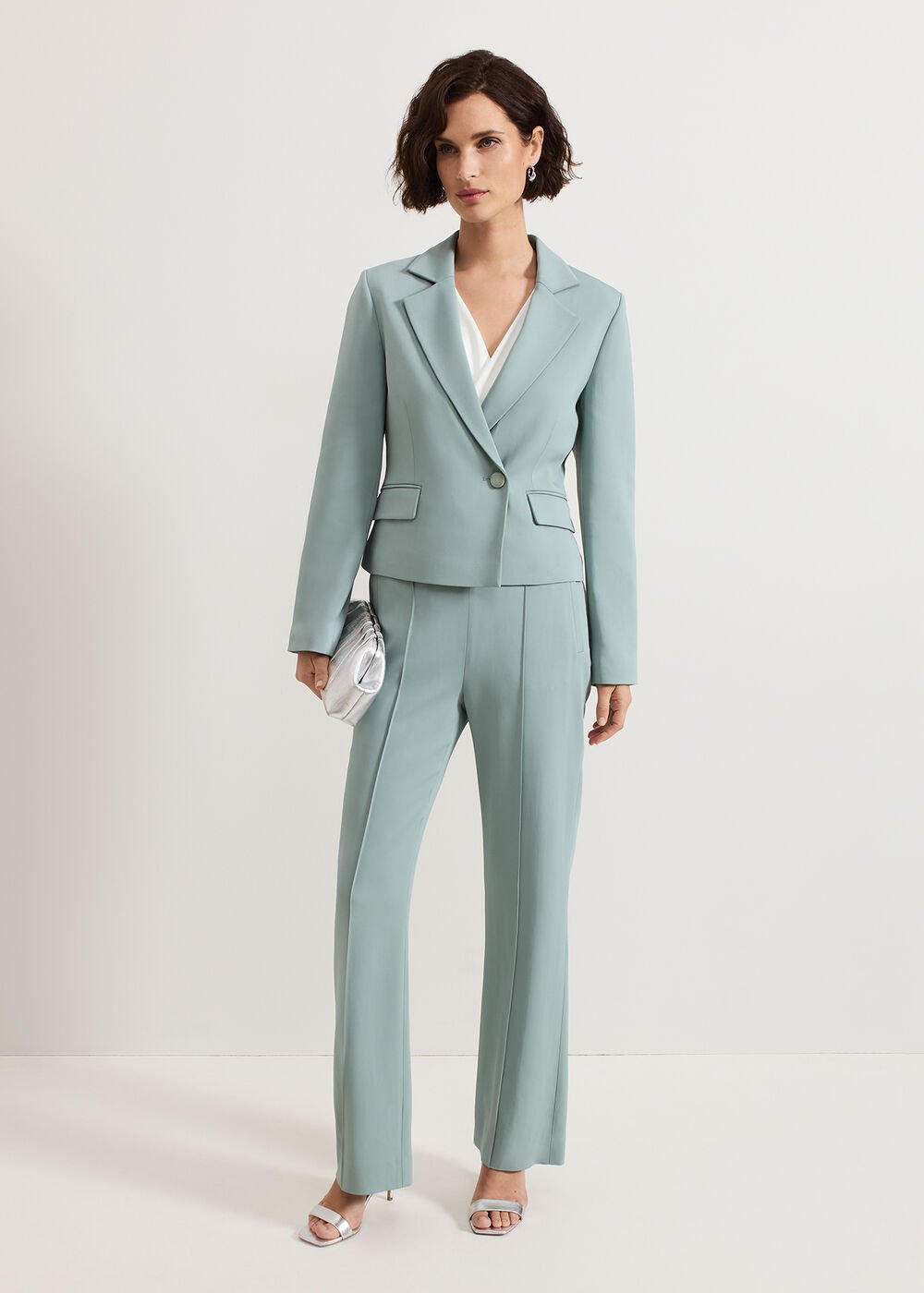 Bowen Suit Jacket Eau De Nil