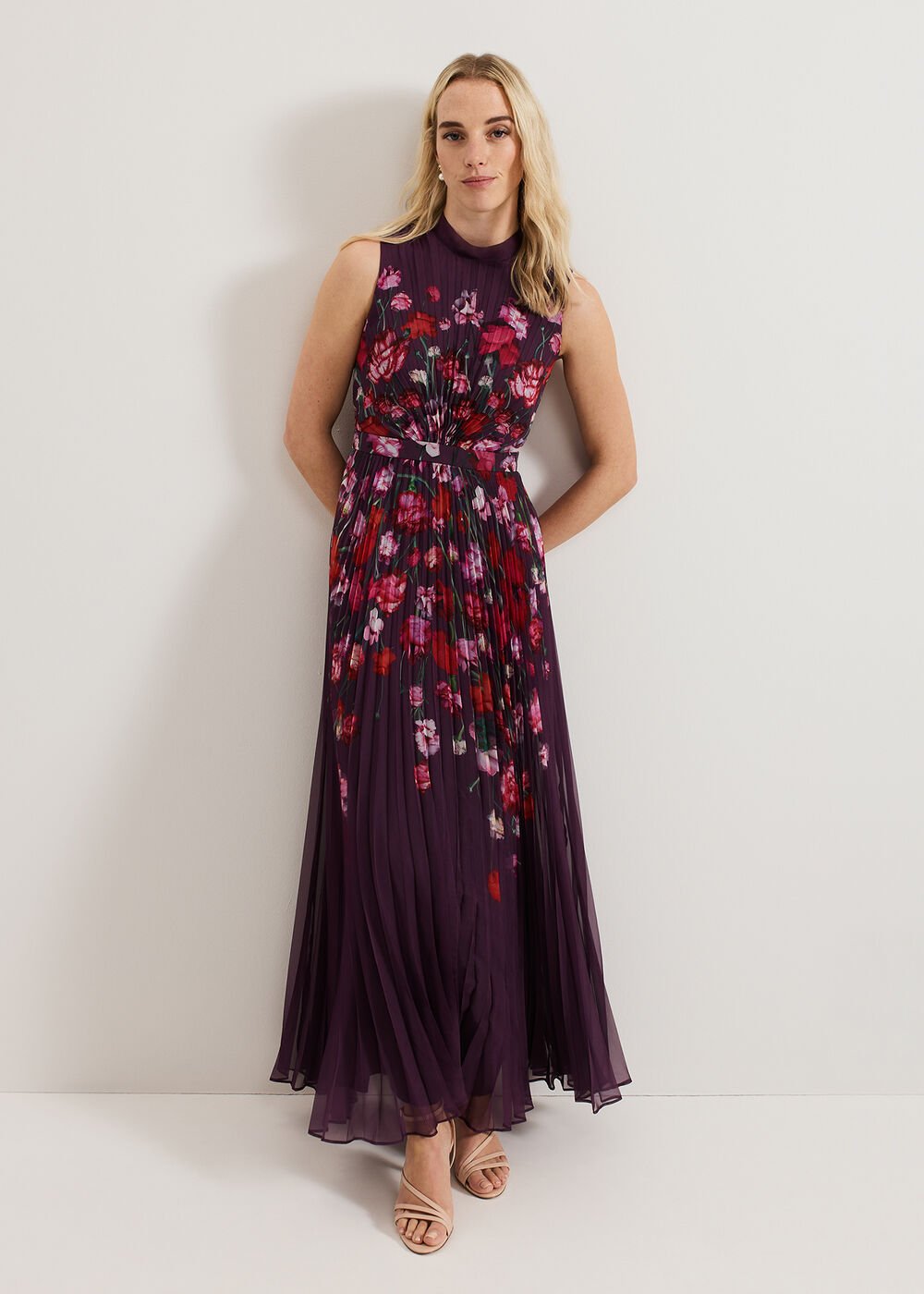 Dahlia Floral Dress Multi