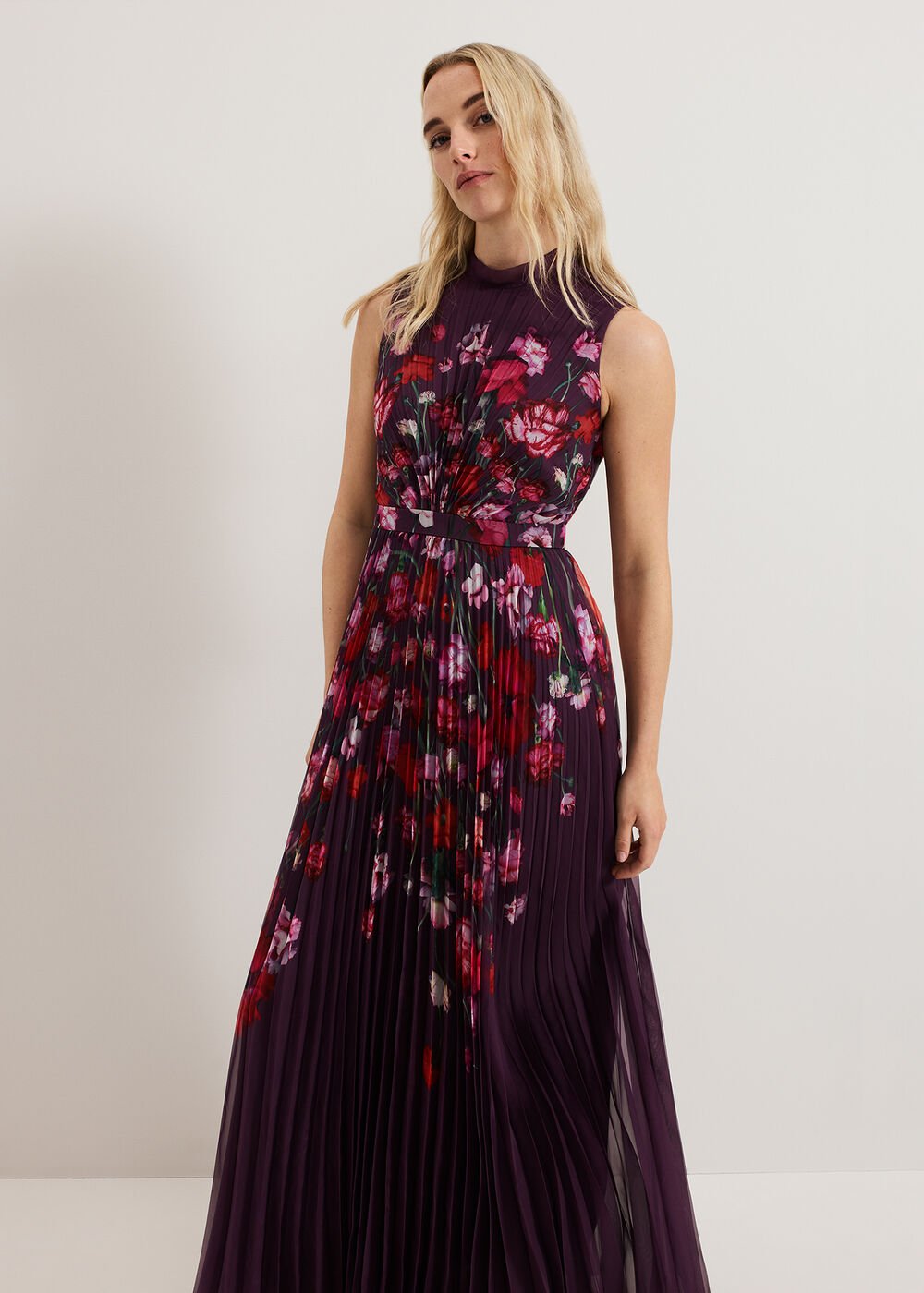 Dahlia Floral Dress Multi
