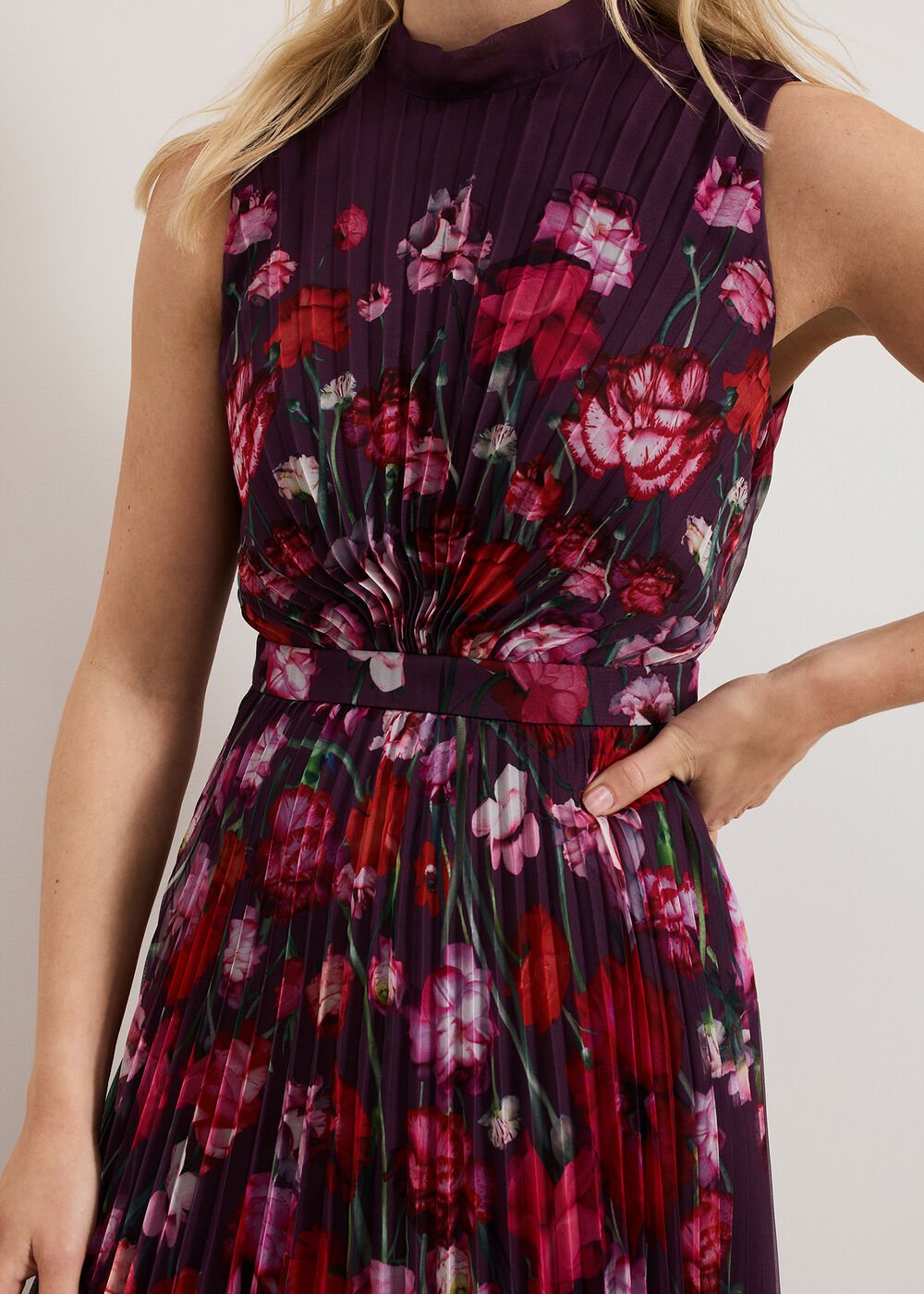 Dahlia Floral Dress Multi