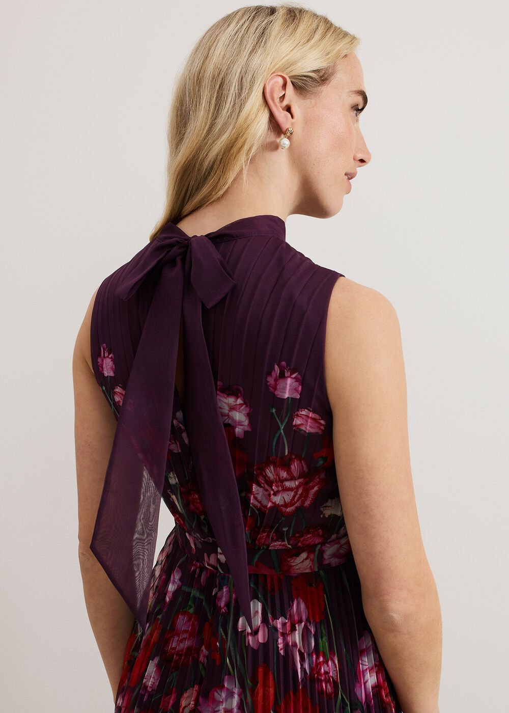 Dahlia Floral Dress Multi