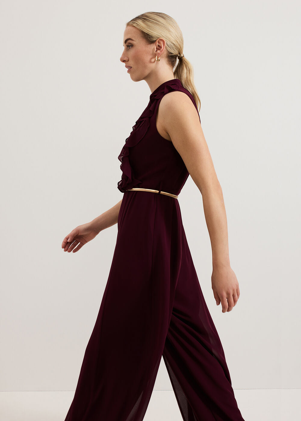 Nalani Jumpsuit Burgundy