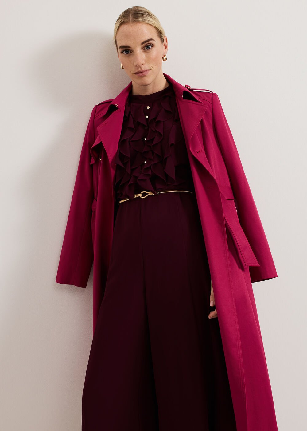 Nalani Jumpsuit Burgundy