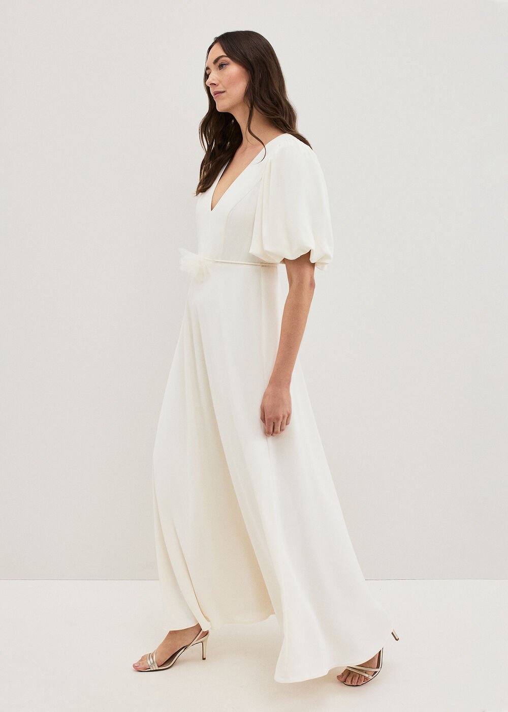 Ellie Cream Wedding Dress Cream