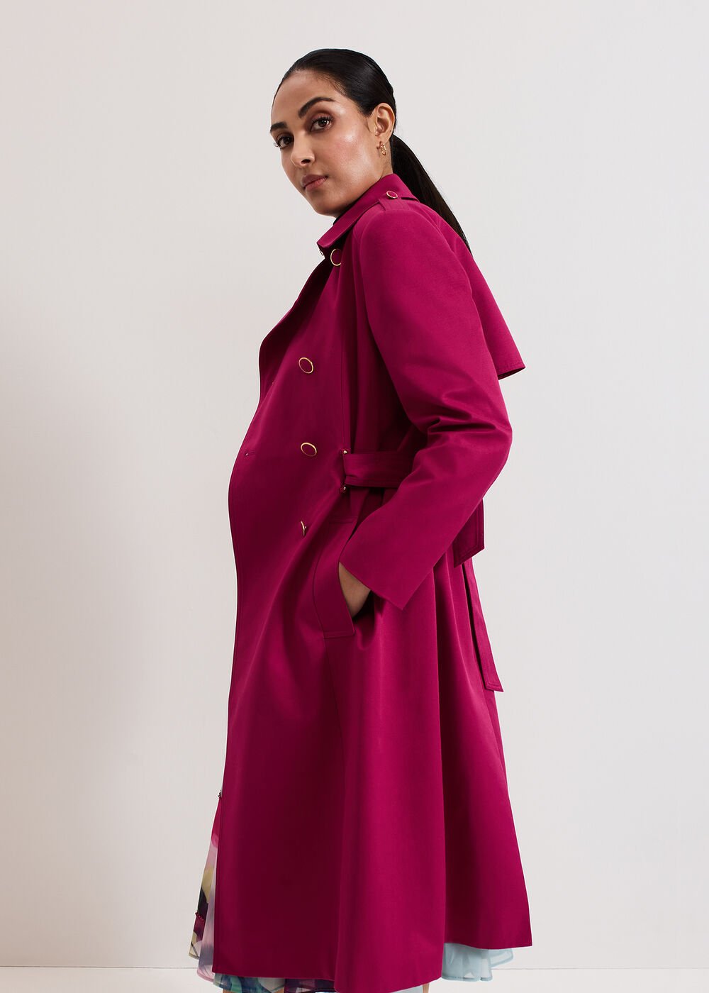Cheryl Petite Coat Pink
