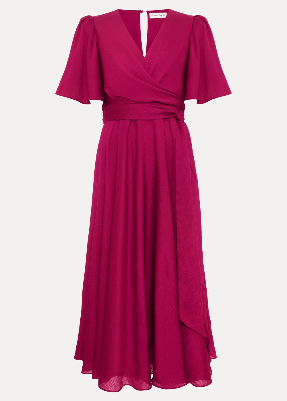Abbie Textured Dress Pink