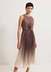 Simara Ombre Dress Latte