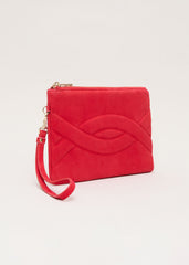 Cross Over Clutch Bag Pink