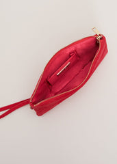 Cross Over Clutch Bag Pink