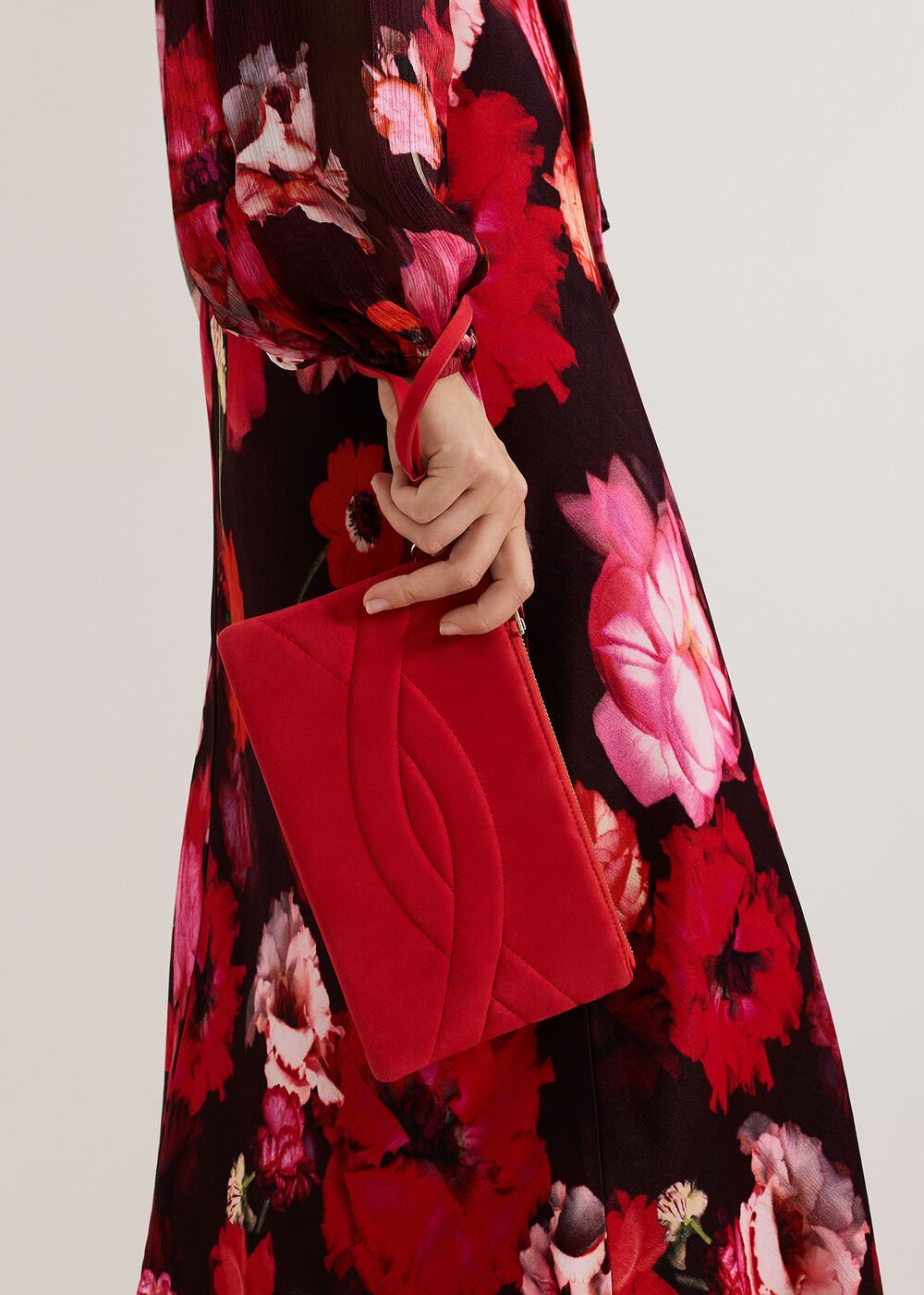 Cross Over Clutch Bag Pink