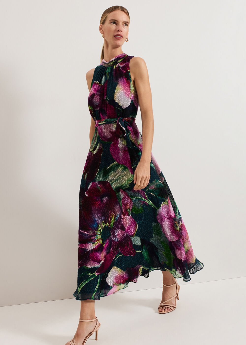Molly Silk Mix Dress Multi