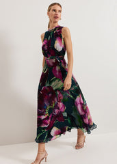 Molly Silk Mix Dress Multi