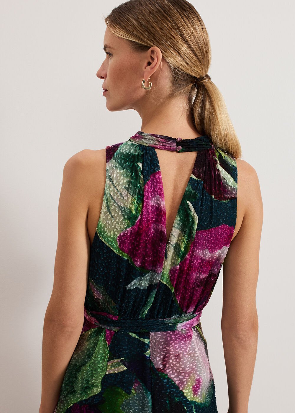 Molly Silk Mix Dress Multi