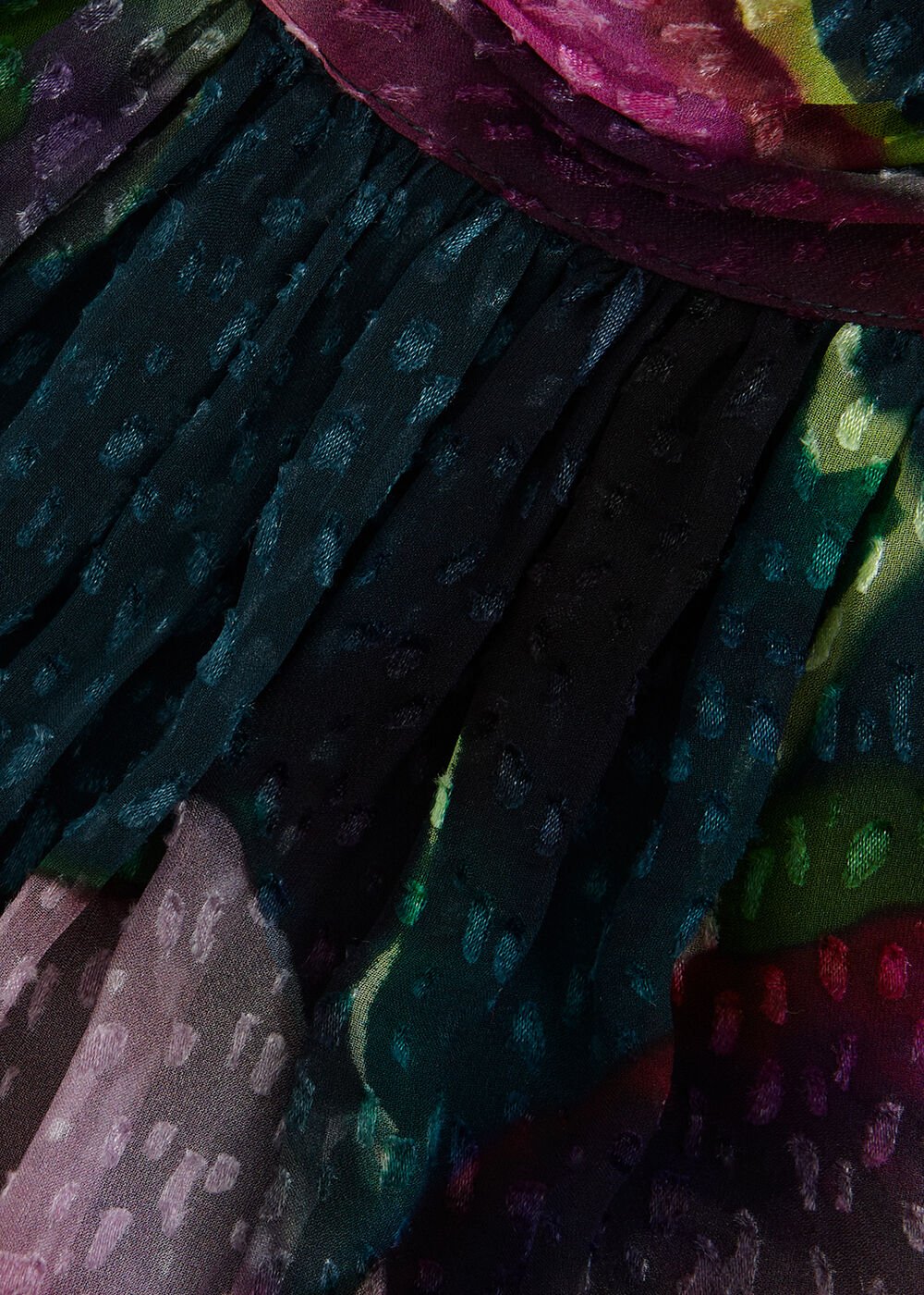 Molly Silk Mix Dress Multi