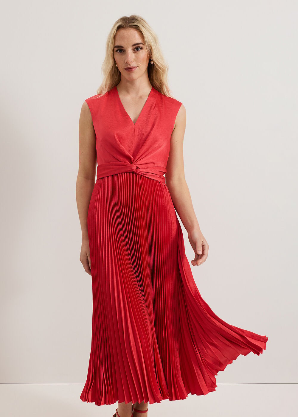 Celestia Wrap Dress Pink