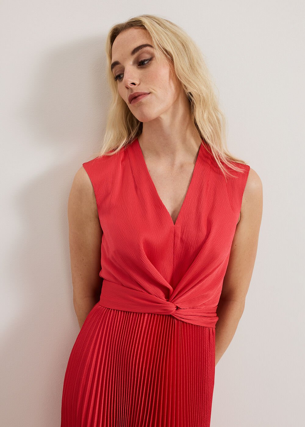 Celestia Wrap Dress Pink