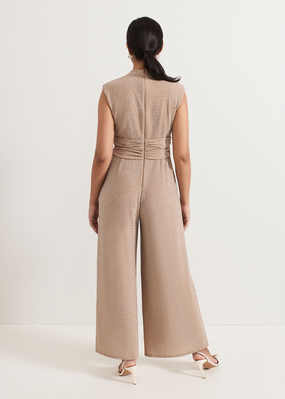 Petite Brea Jumpsuit Latte