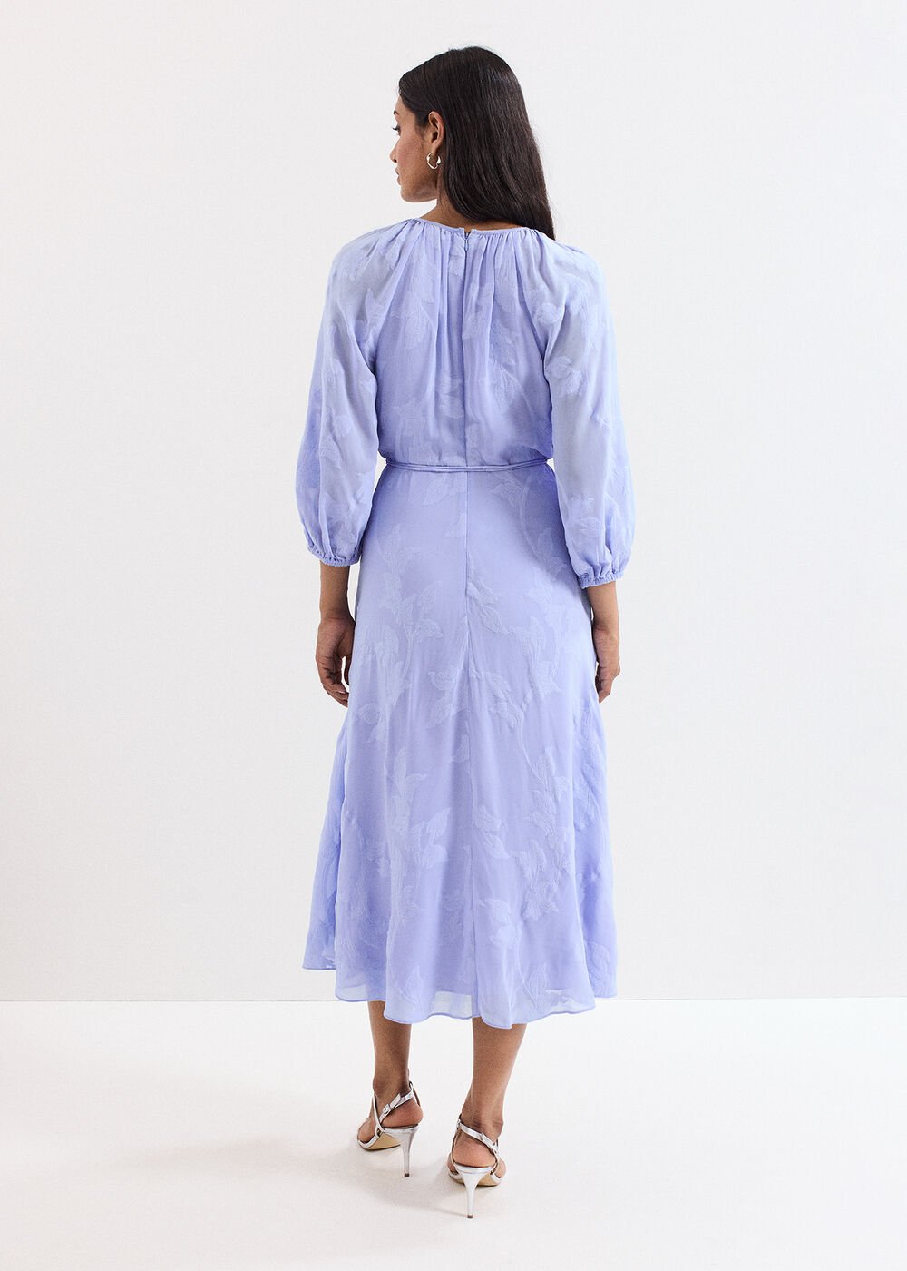 Liona Floral Dress Blue