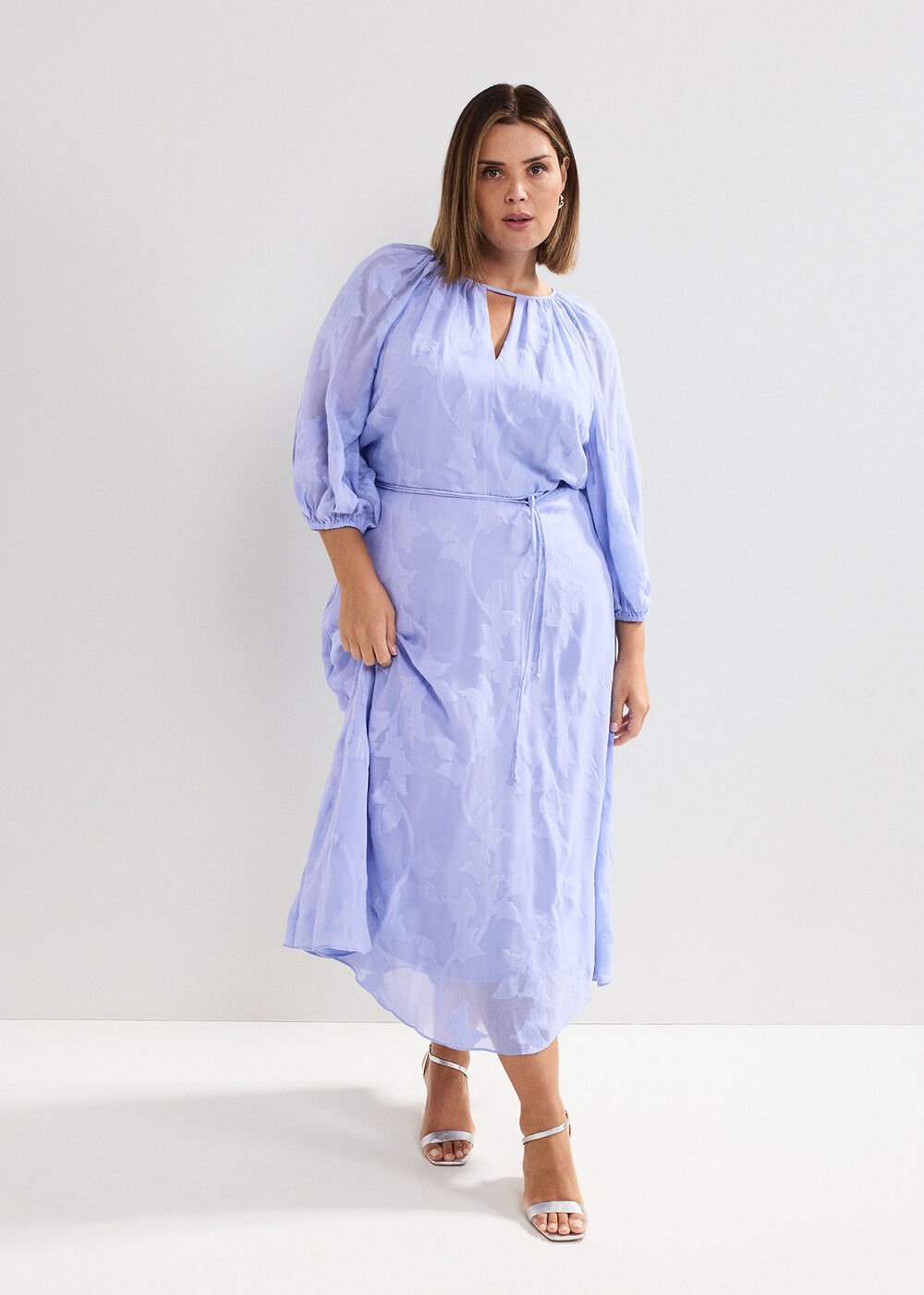 Liona Floral Dress Blue