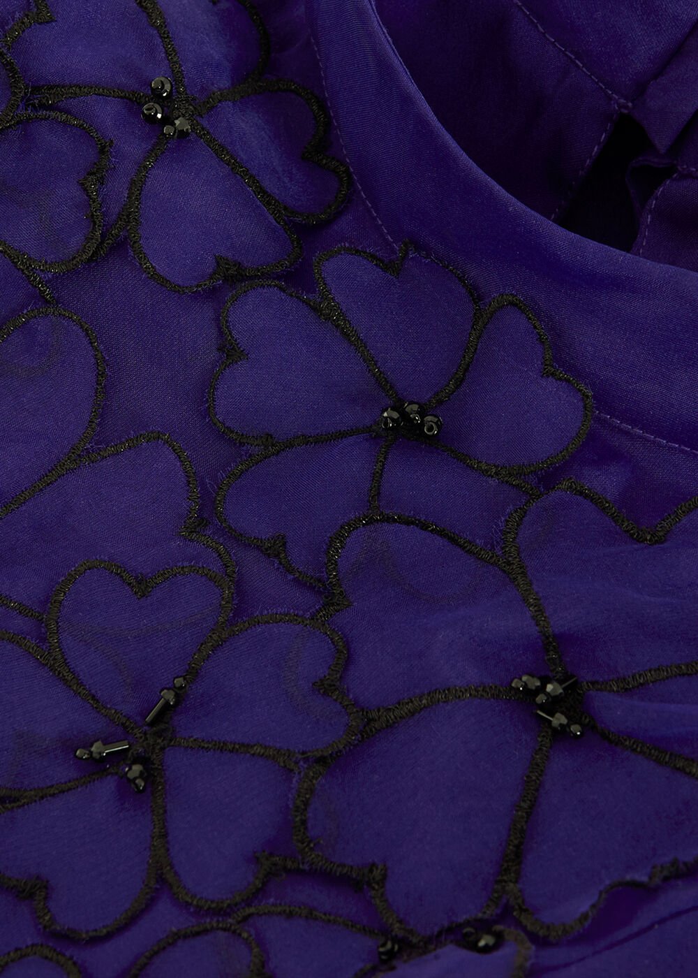 Georgie Beaded Dress Purple