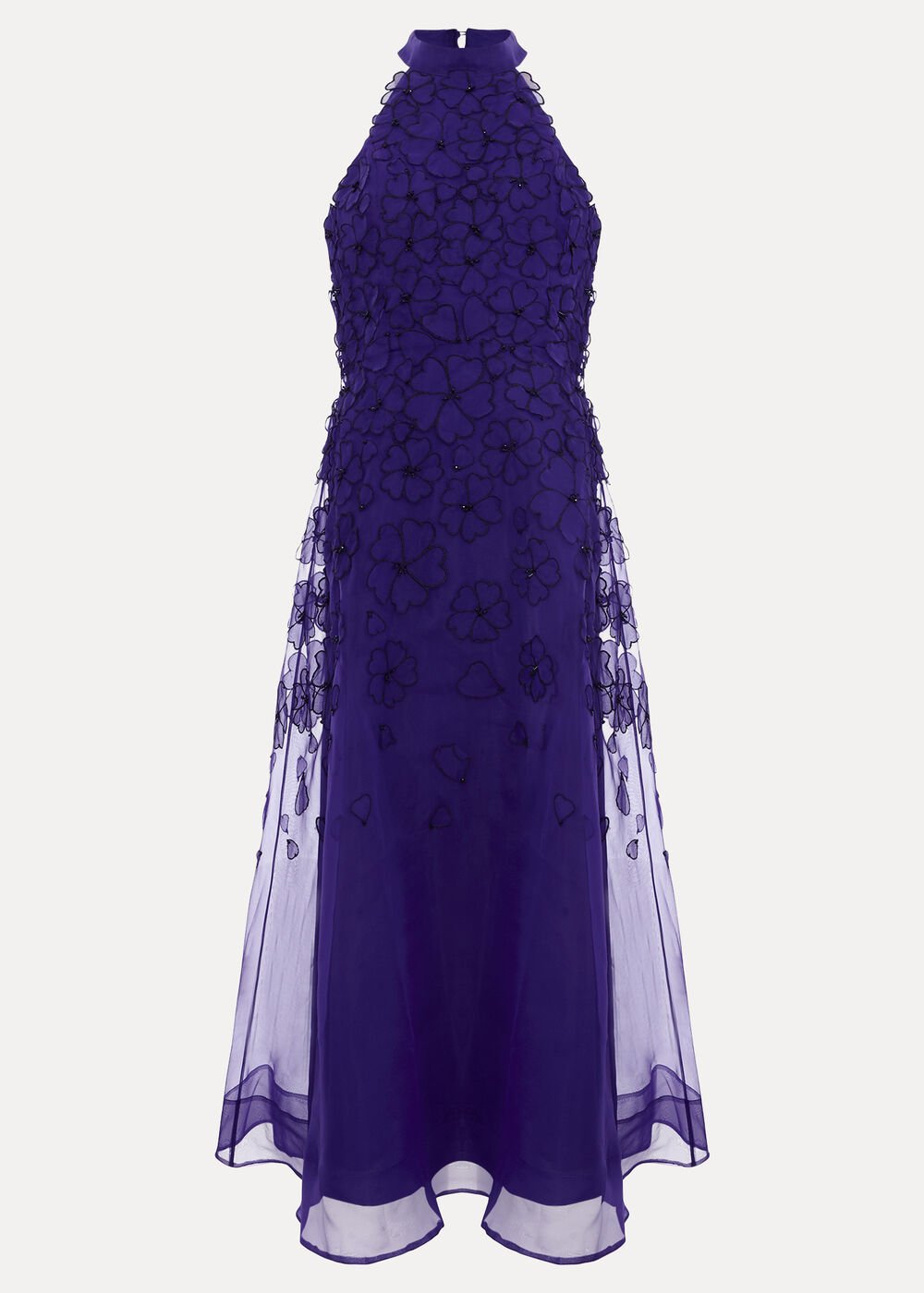 Georgie Beaded Dress Purple