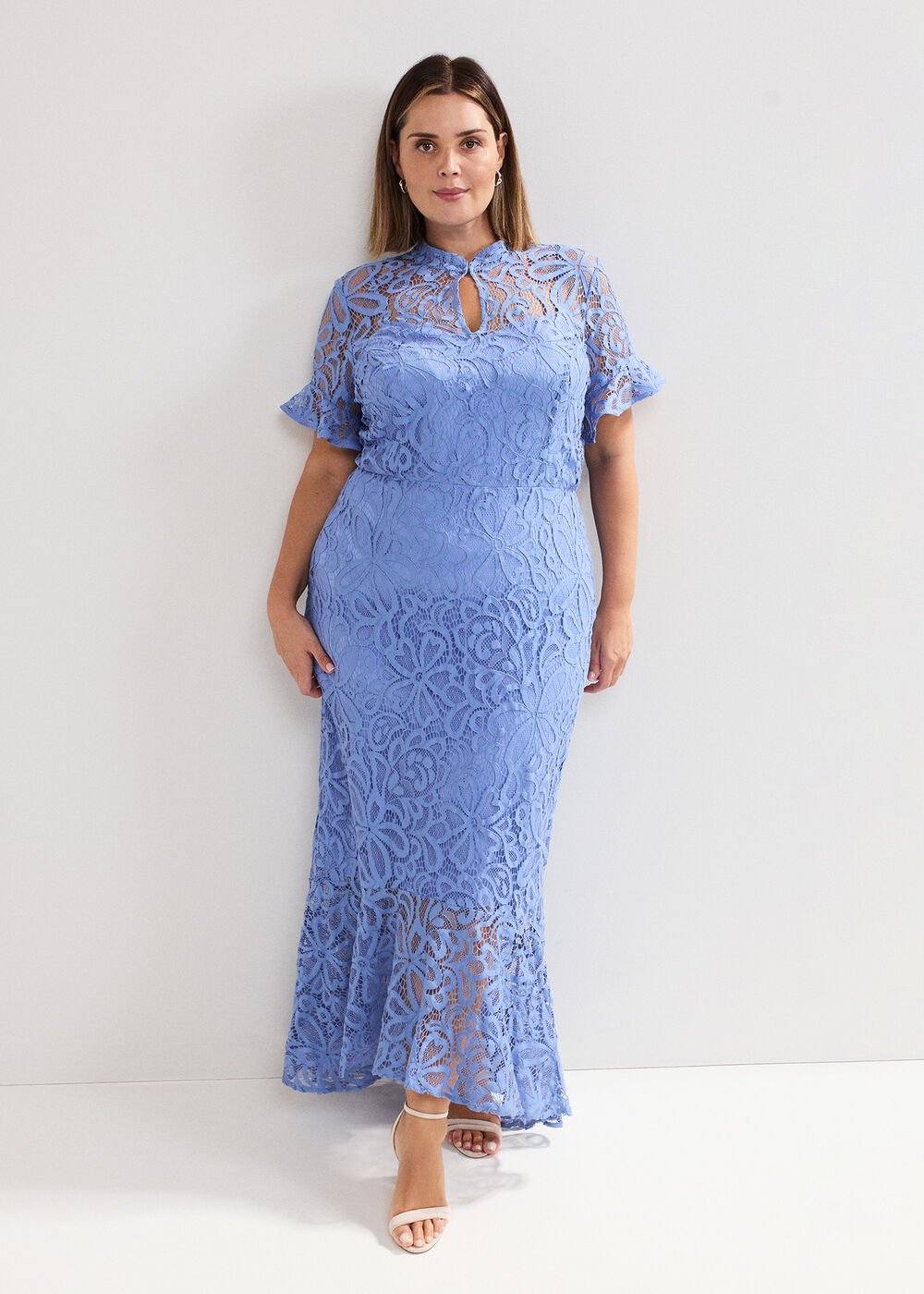 Eadie Maxi Dress Pale Blue