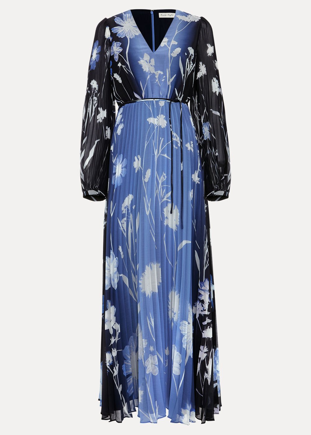 Annie Floral Maxi Dress Blue