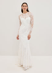 Aneeta Lace Wedding Dress Ivory