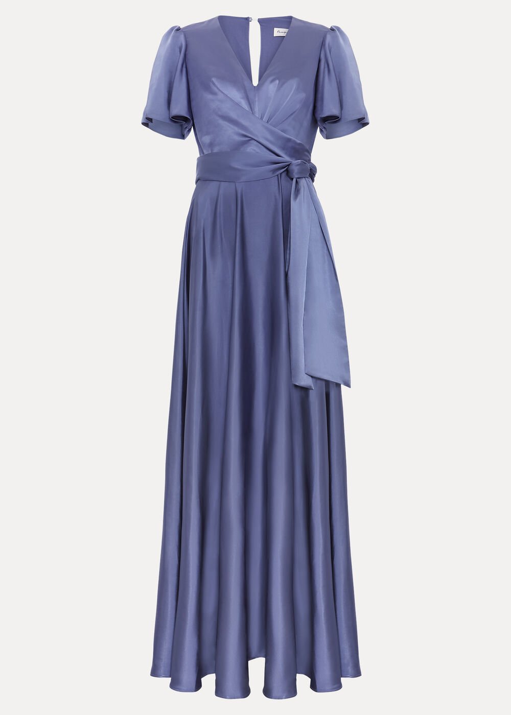 Elisa Satin Maxi Dress Lilac