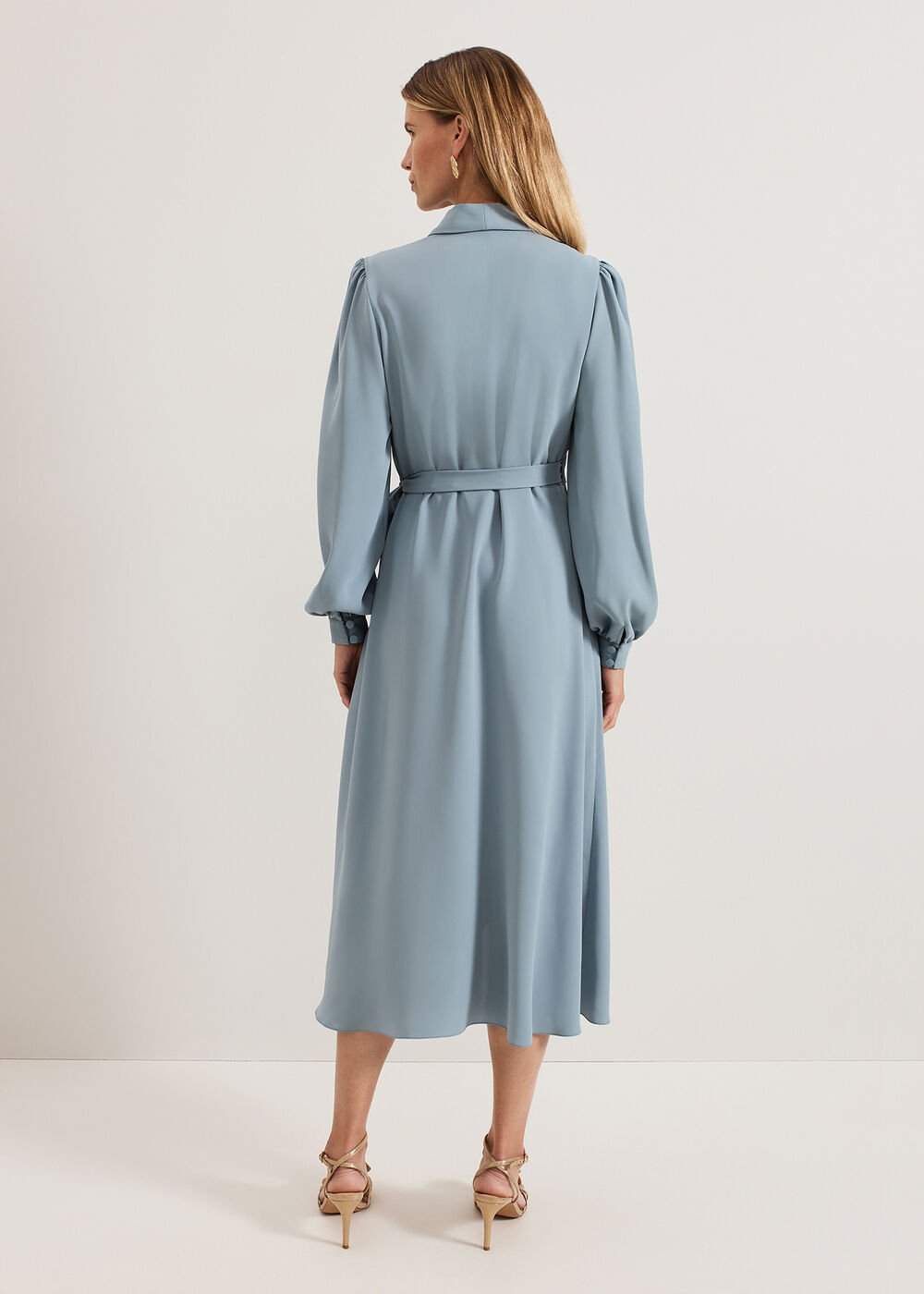 Phillippa Wrap Dress Eau De Nil